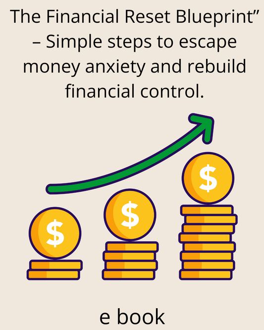 The finnancial reset blueprint simple steps to escape money anxiety and rebuild finnancial controL Digitalsolution